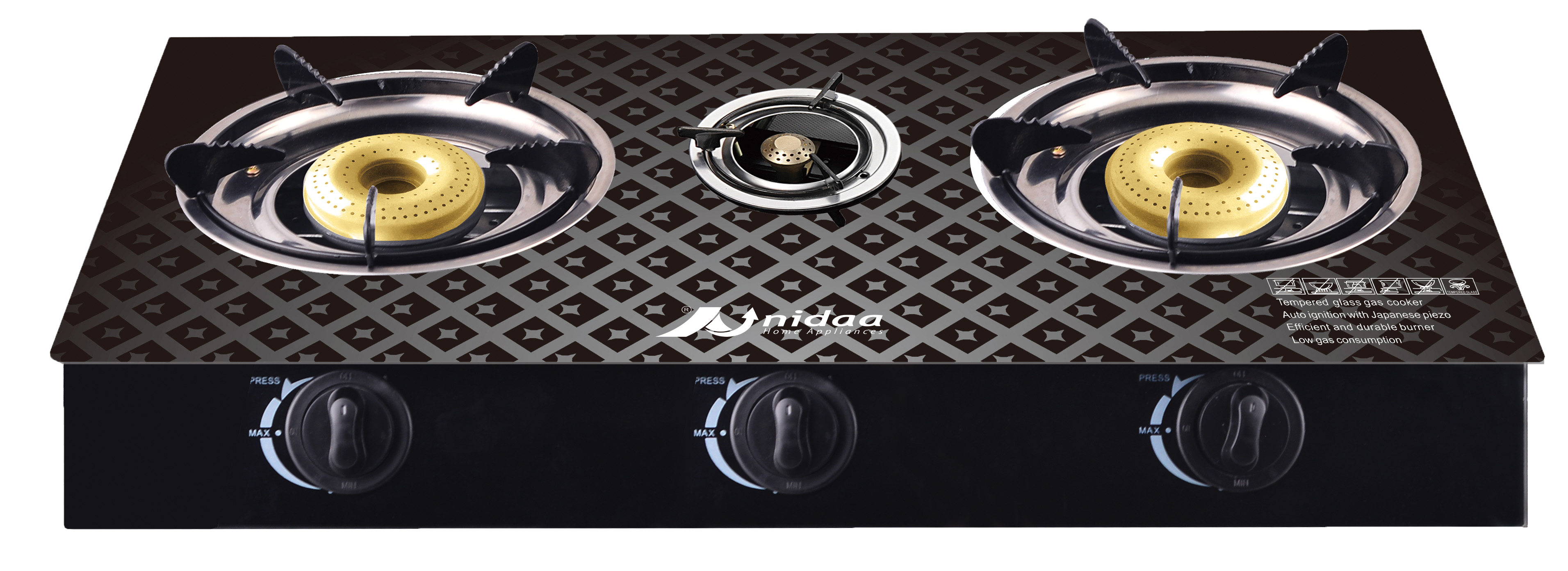 موقد غاز زجاجي للطاولة GS.29.01